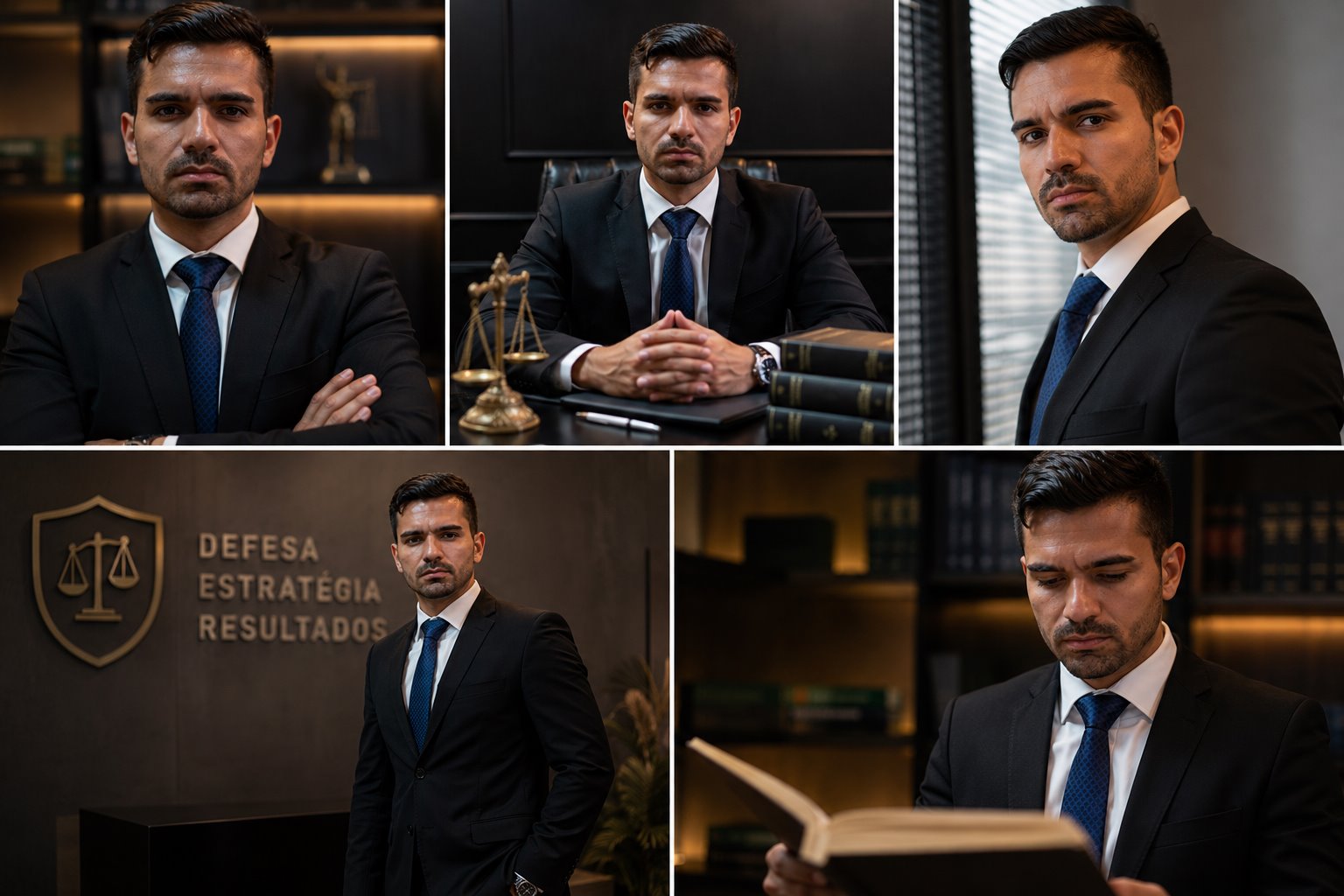 Ensaio profissional do Dr. André Costa Lima em seu escritório